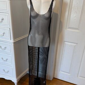Zara Black Mesh Chemise